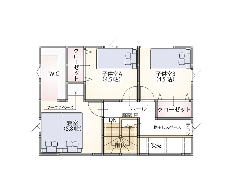 2階 間取り図